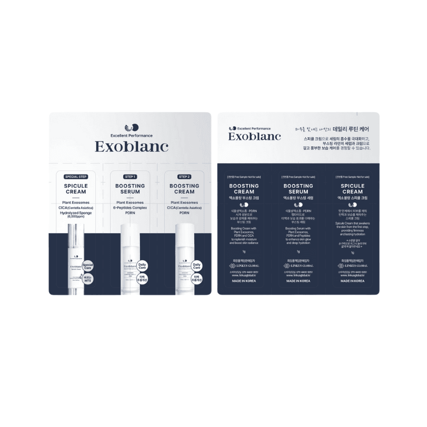 Exoblanc Skincare Samples x 50