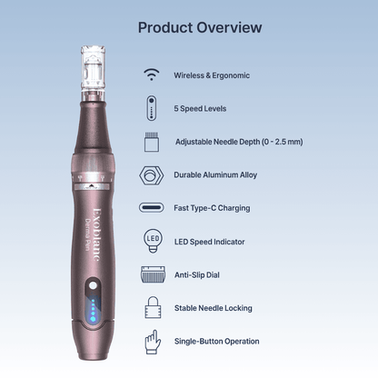 Exoblanc Derma Pen Microneedling Device