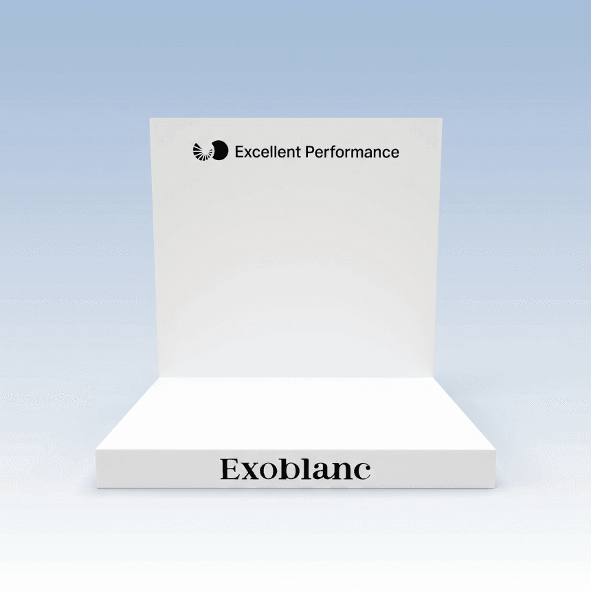 Exoblanc Product Stand