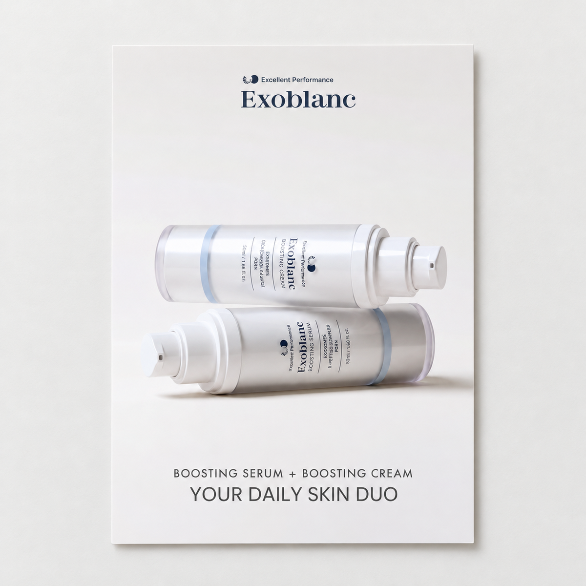 Exoblanc Product Flyers A5