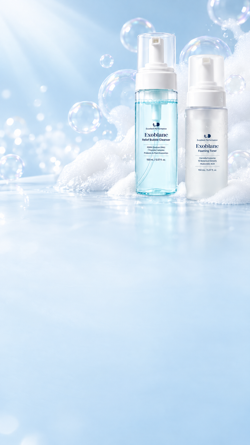 Two easy steps to leave skin feeling clean, refreshed