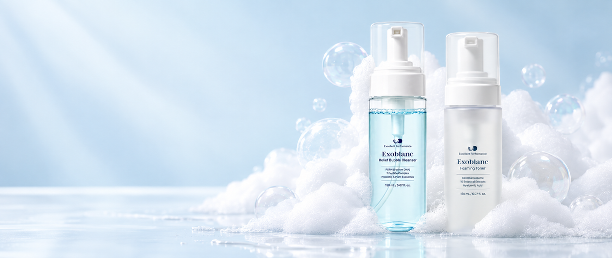 Two easy steps to leave skin feeling clean, refreshed